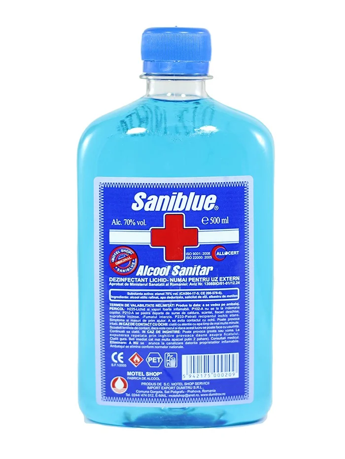 Sani Blue Alcool Sanitar 70% 200 ml