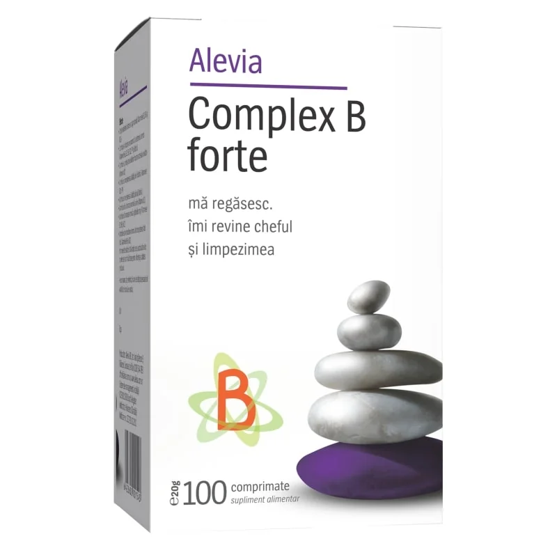 Alevia Complex B forte 100 comprimate