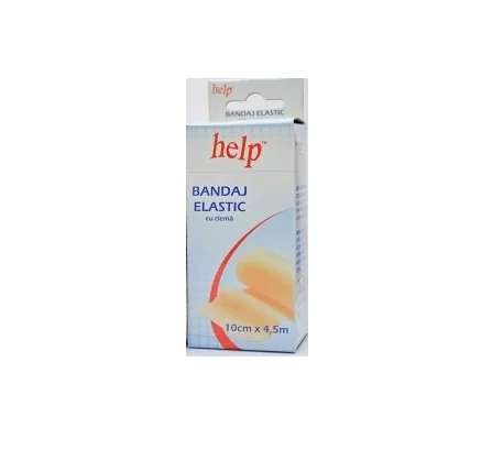 Bandaj elastic cu clema 10cm x 4,5m