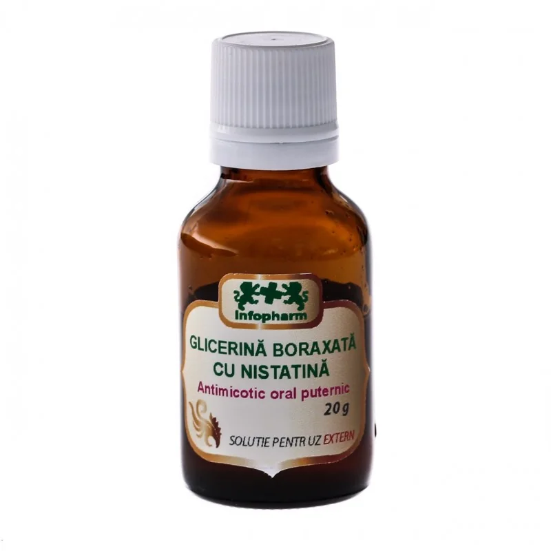 Infopharm Glicerina Boraxata cu Nistatina 20 g