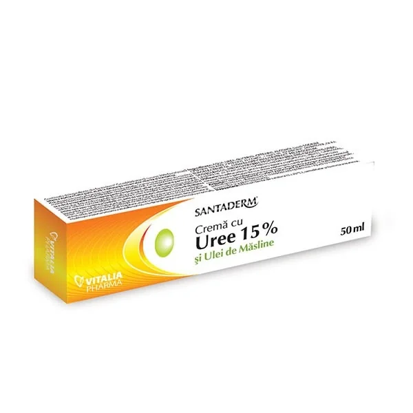 Santaderm Crema cu uree 15% si ulei de masline 50 ml