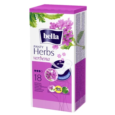 Bella Panty Herbs Verbena Absorbante zilnice  Deo Fresh 18 bucati