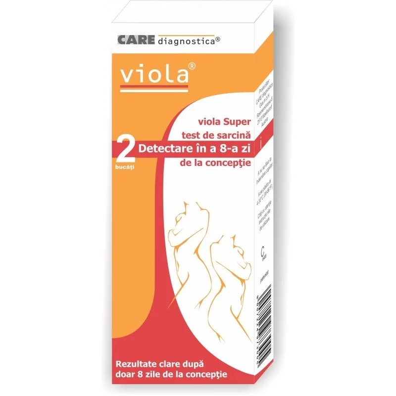 Viola Super Test sarcina detectare a 8-a zi 2 bucati
