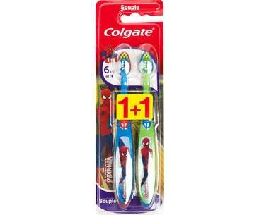Colgate Smiles Periuta de dinti Souple 6+ ani 1+1 Cadou