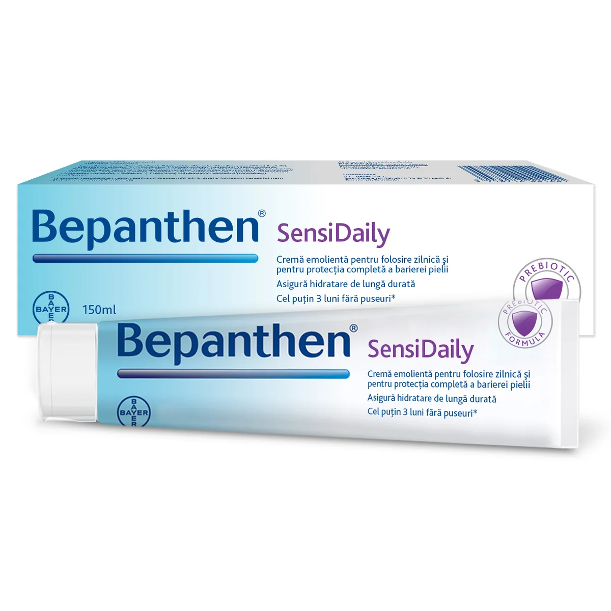Bepanthen Sensidaily 150 ml â€“ protective si ingrijire zilnica pentru pielea sensibila
