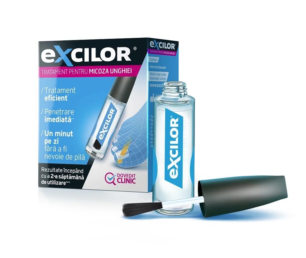 Excilor Solutie tratament pentru micoza unghiei  3,3 ml