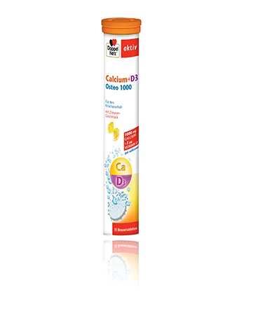 Doppelherz Aktiv Calciu+ D3 Osteo 1000 mg 15 comprimate efervescente