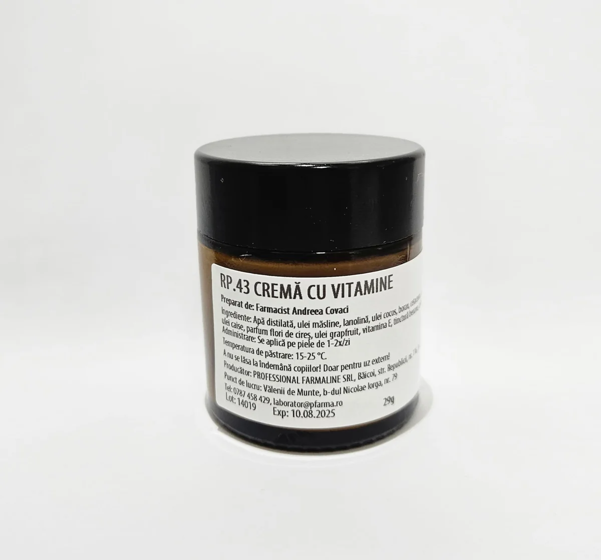 Crema cu vitamine 30 ml