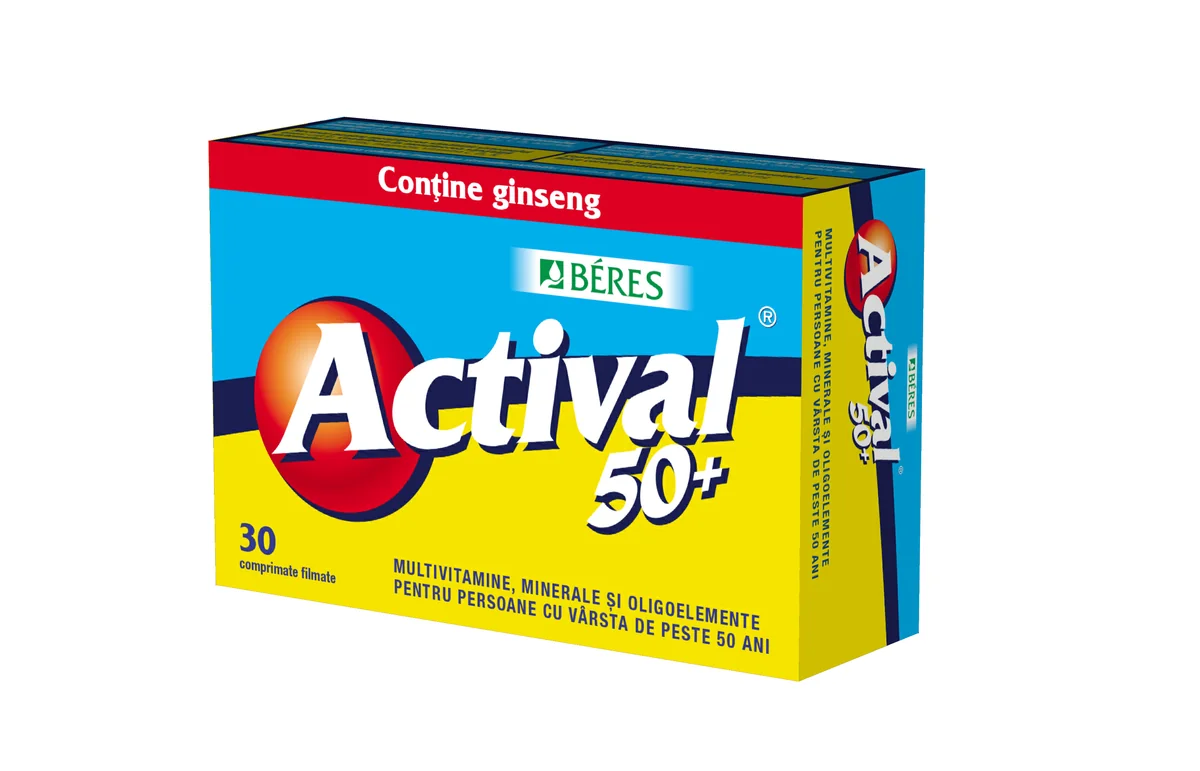 Beres Actival 50+ 30 comprimate