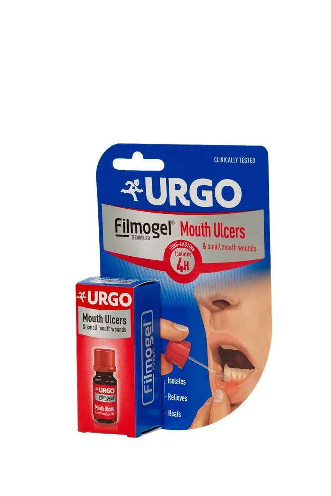 Urgo Gel contra aftelor bucale cu aroma de fructe 6 ml