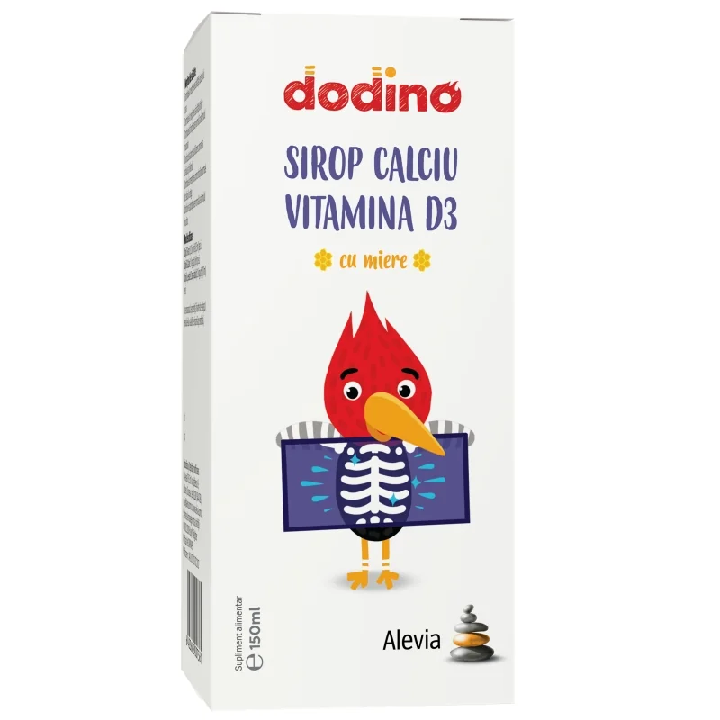 Dodino Sirop Calciu cu Vitamina D3 si miere 150 ml