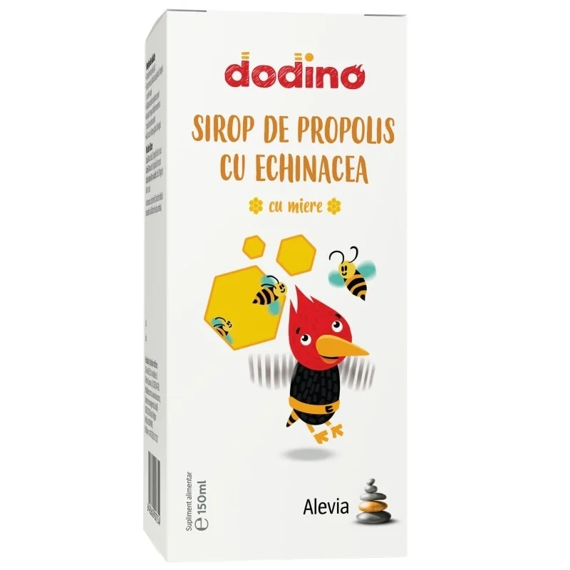 Alevia Dodino Sirop de Propolis cu Echinacea cu miere 150 ml