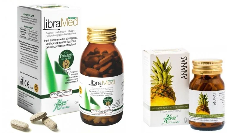 Aboca Pachet Fitomagra Libramed 138 comprimate + Ananas 50 capsule Cadou