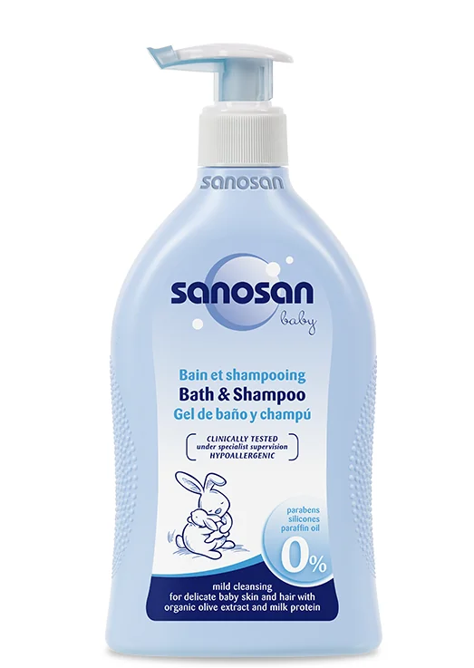 Sanosan Baby Spumant de baie & Sampon 400 ml