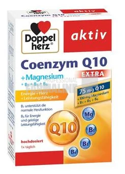 Doppelherz Coenzym Q10 Extra + Mg + B1 + B5 + B6 30 capsule