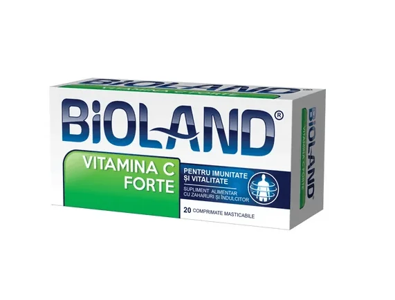 Vitamina C Forte 500 mg 20 comprimate masticabile