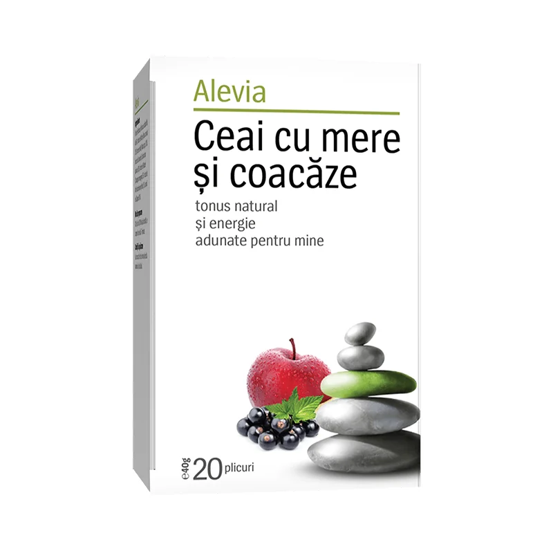 Alevia Ceai cu mere si coacaze 20 plicuri