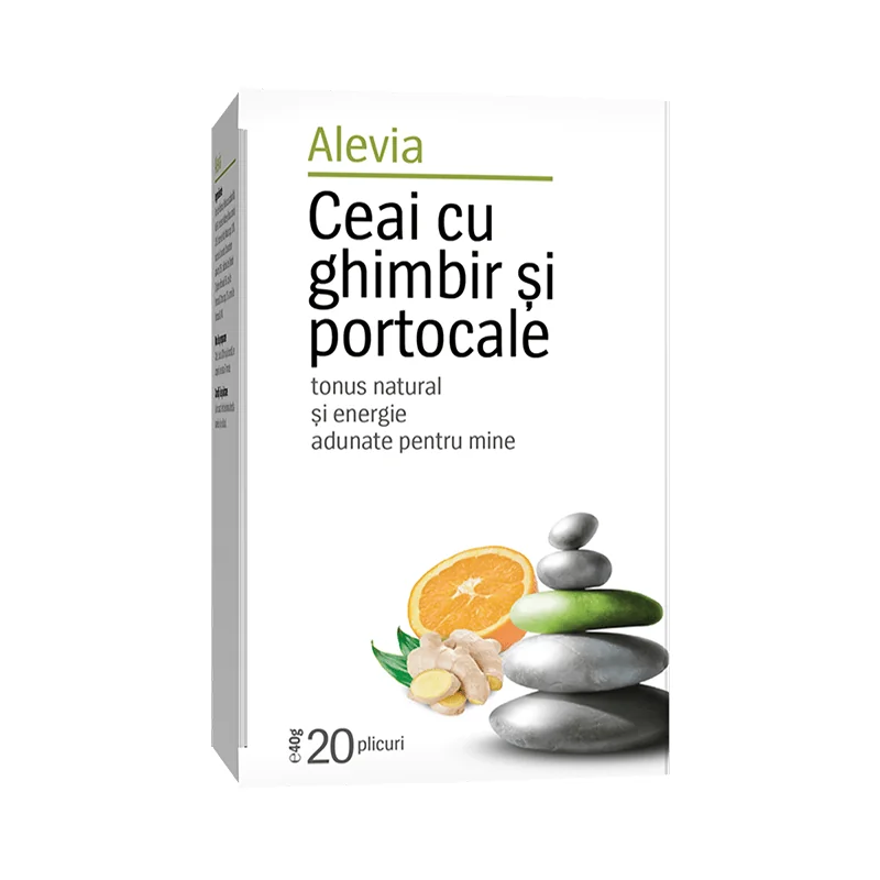 Alevia Ceai cu ghimbir si portocale 20 plicuri