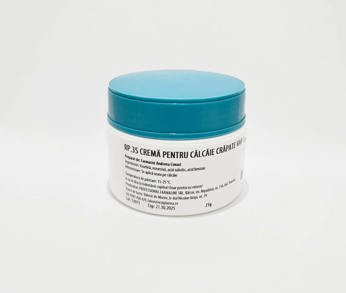 Crema pentru calcaie crapate 30 ml