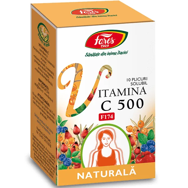 Fares Vitamina C 500 F174 10 plicuri