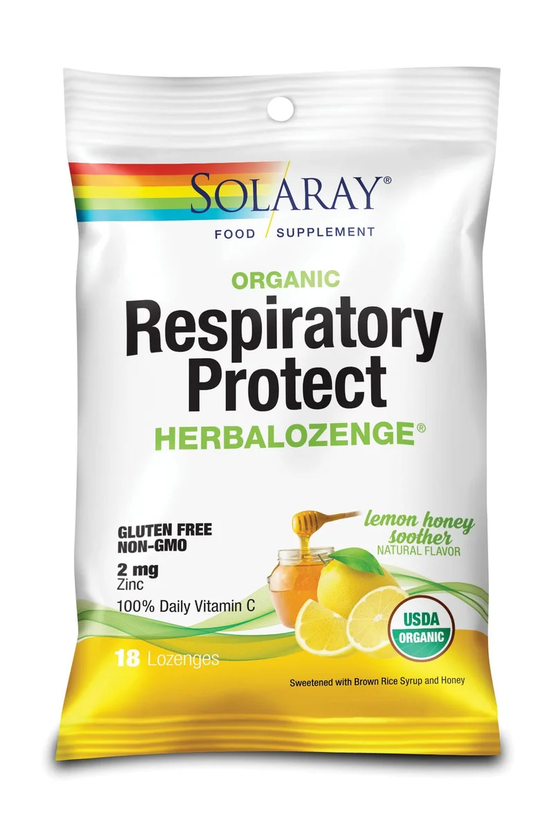 Respiratory Protect Herbalozenge Lemon Honey Soother 18 dropsuri