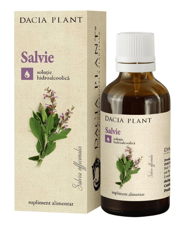 Tinctura salvie solutie hidroalcoolica 50 ml