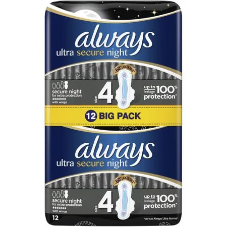 Always Absorbante Ultra Secure Night 12 bucati