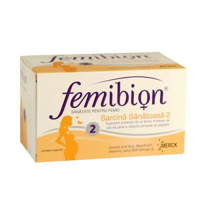 Femibion Sarcina sanatoasa 30 comprimate + 30 capsule