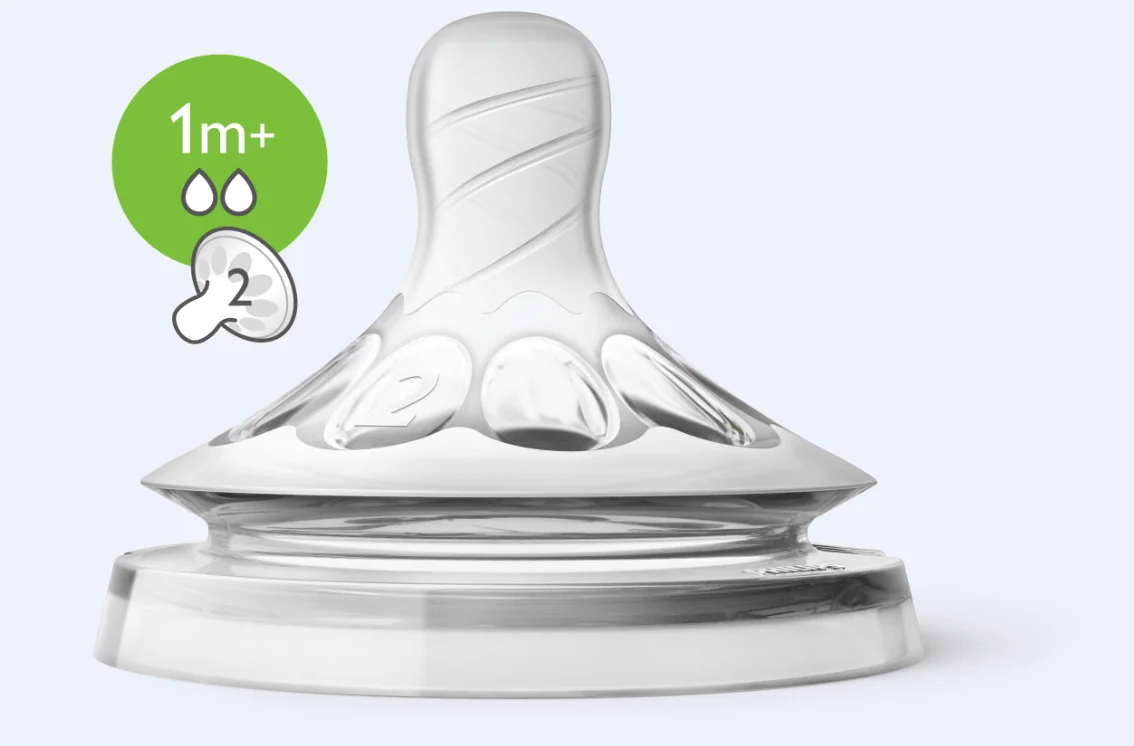 Avent SCF042/27 Natural Tetine ultra soft nr.2 1+ luni 2 bucati