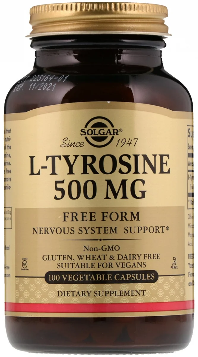 Solgar L-Tyrosine 500 mg 100 capsule