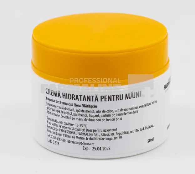 Crema hidratanta de maini 50 ml