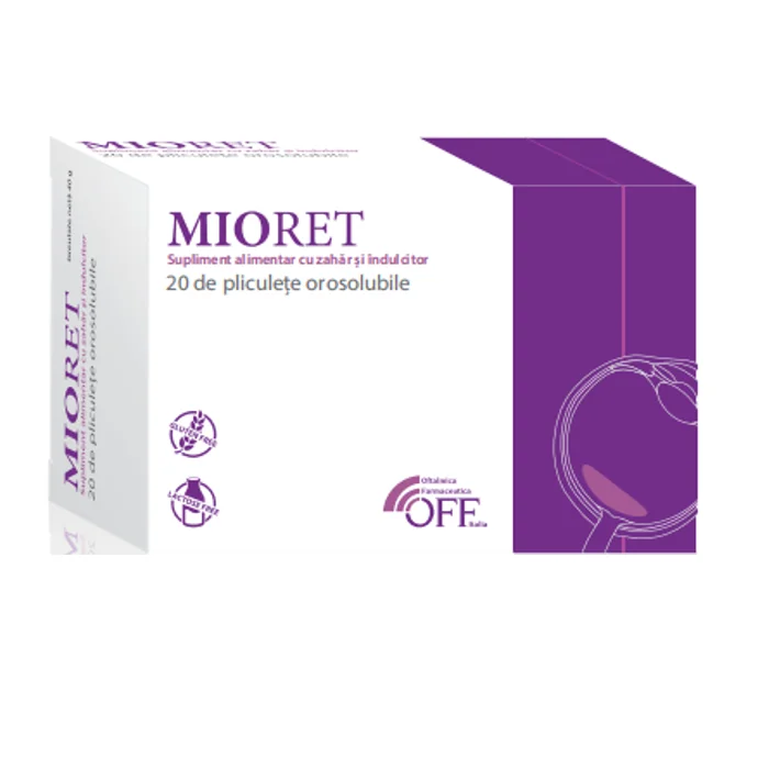 Mioret Granule orodispersabile  20 plicuri
