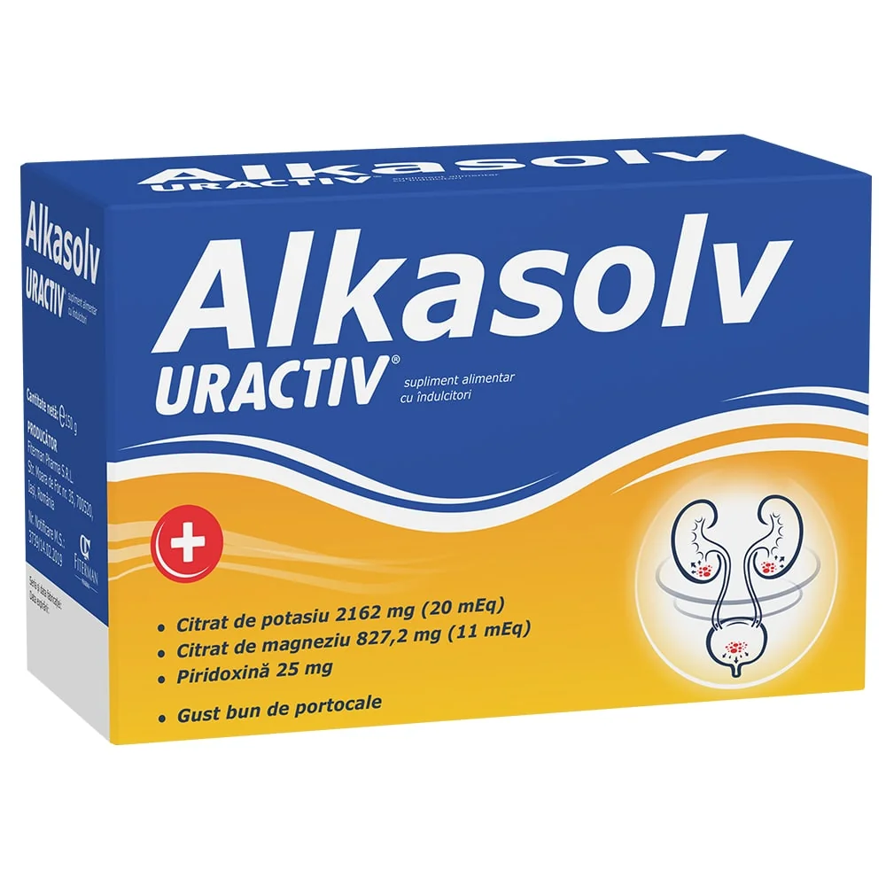 Uractiv Alkasolv 30 plicuri