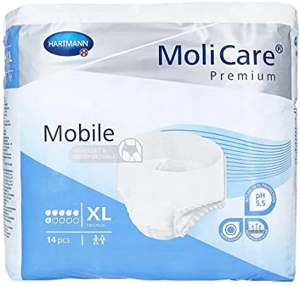 Hartmann Molicare Premium Mobile Chilot pentru incontinenta XL 14 bucati