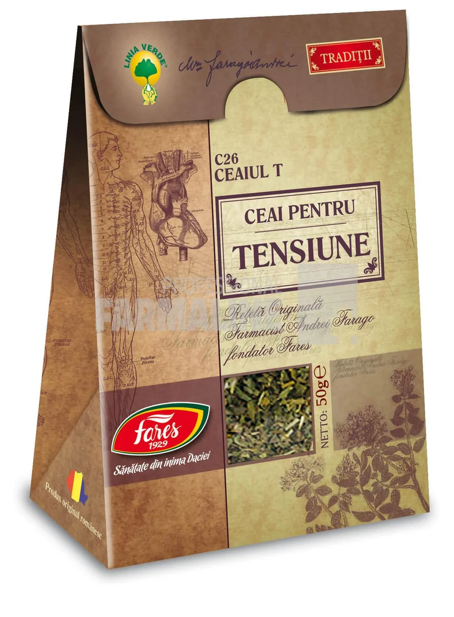 Fares Traditii Ceai tensiune 50 g