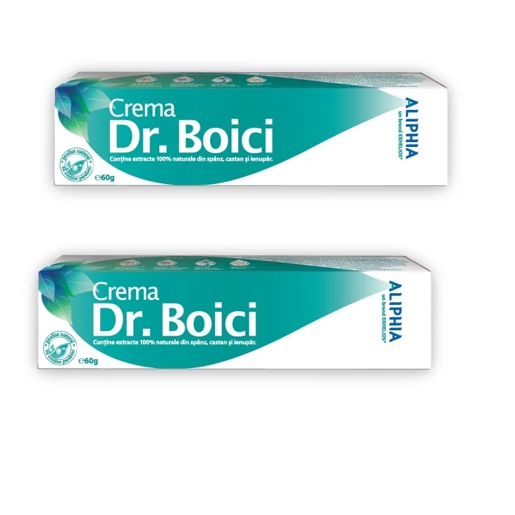 Dr. Boici  Crema cu Extract de Spanz,Castan si Ienupar  60g Oferta 1 + 1 - 50% din al II lea