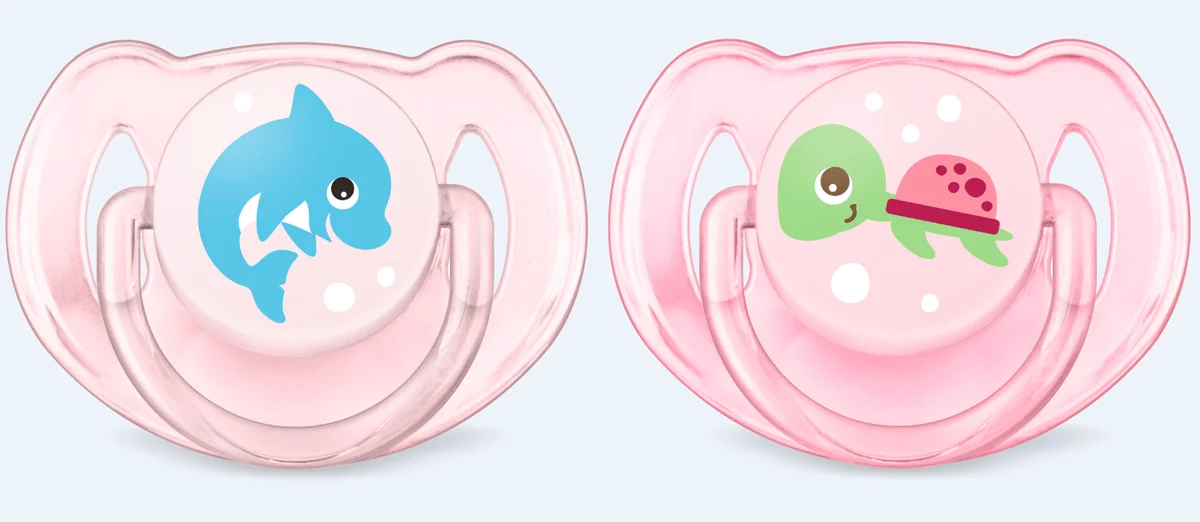 Avent SCF169/38 Suzete 6-18 luni design fete 2 bucati