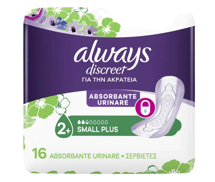 Always Discreet Absorbante incontinenta urinara 2+ small plus 16 bucati