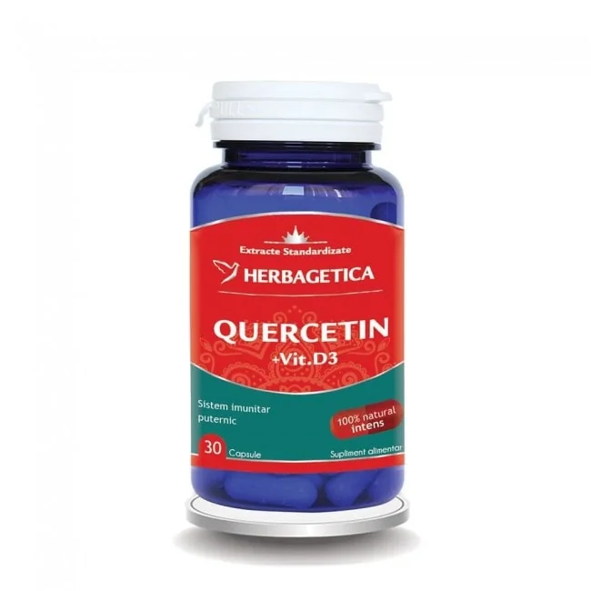 Quercetin + Vitamina D3 30 capsule