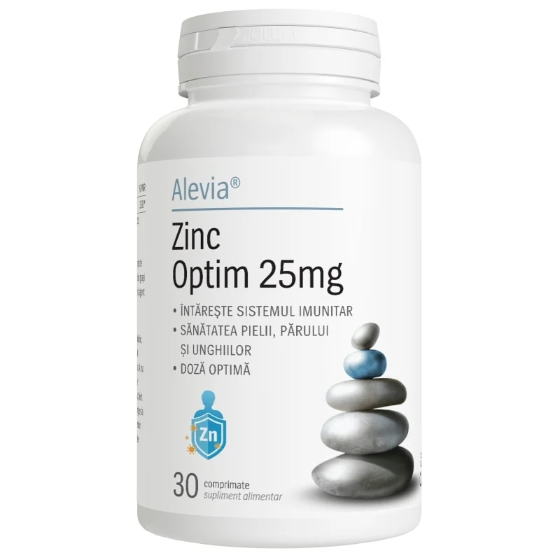 Alevia Zinc Optim 25 mg 30 comprimate