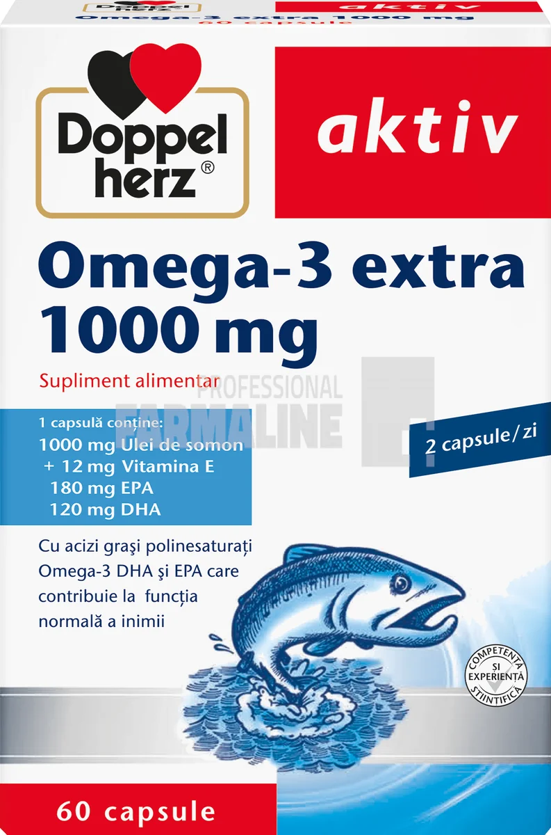 Doppelherz Omega 3 Extra 1000 mg 60 capsule