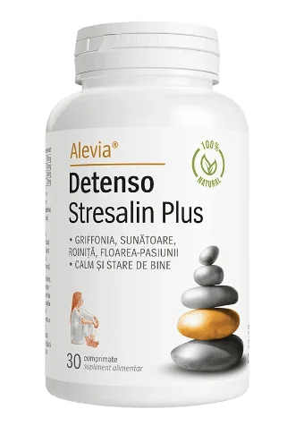 Alevia Detenso Stresalin Plus 30 comprimate