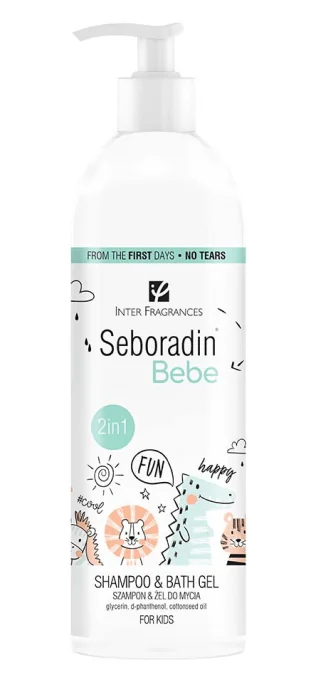 Seboradin Bebe Sampon si Gel Dus 2 in 1 500 ml