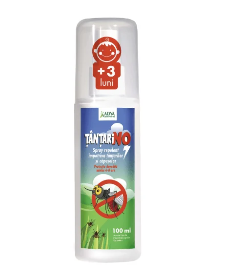 TantariNo Spray relepent impotriva tantarilor si capuselor 3+ luni 100 ml