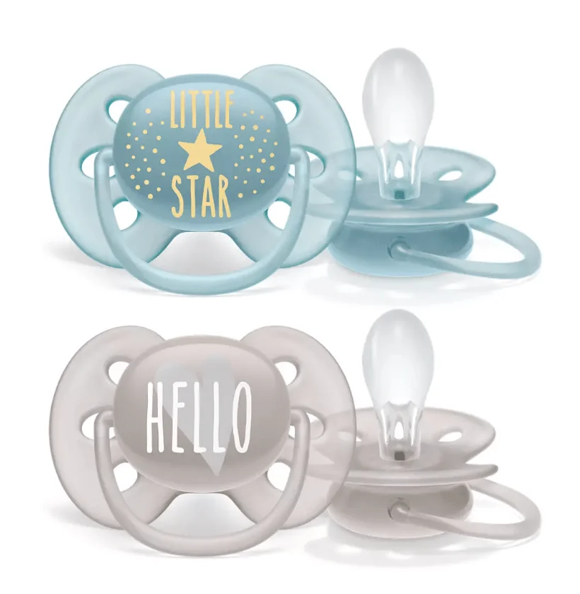 Avent SCF223/01 Suzeta 6-18 luni silicon ultra soft 2 bucati