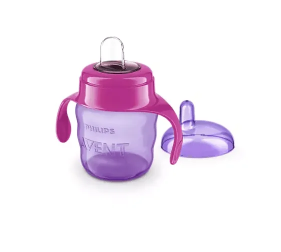 Avent SCF551/03 Cana cu tetina moale si manere 6+ luni fete 200 ml