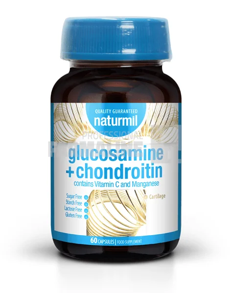Naturmil Glucosamine + Chondroitin 60 capsule gelatinoase moi
