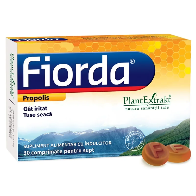 Fiorda cu propolis 30 comprimate de supt