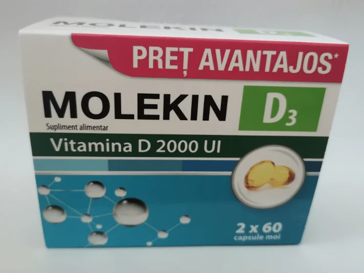 Molekin D3 2000 U.I. Set 2 x 60 capsule moi