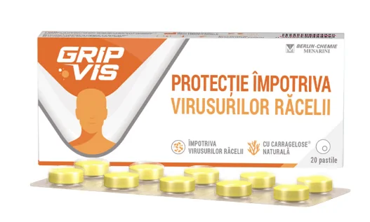 Grip Vis 10 mg 20 comprimate de supt